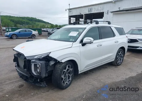 2022 Hyundai Palisade Calligraphy from USA, damaged, VIN KM8R7DHE2NU419795